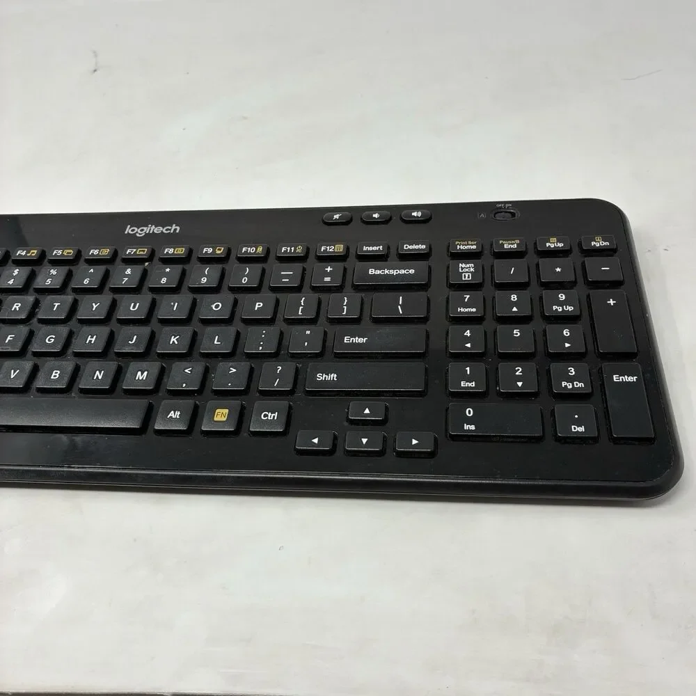 Logitech K360 Wireless Compact Black Keyboard Y-R0017 with USB Unifying Receiver